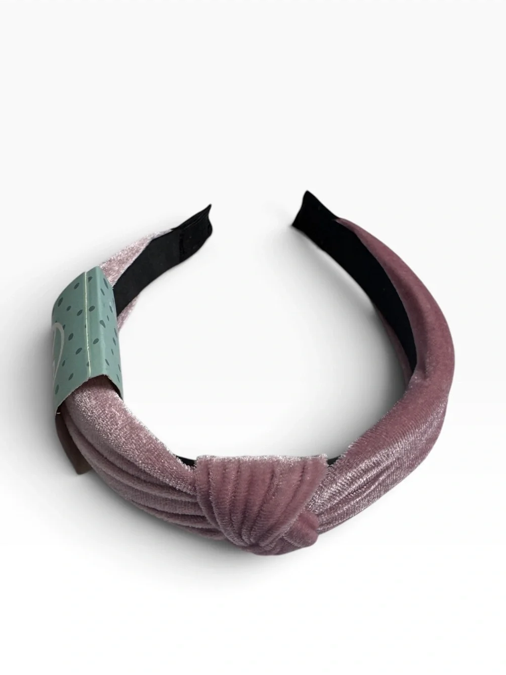 Gemma Simone Pink Velvet Headband NWT | Soft Knot Detail • Plush Padded Fit